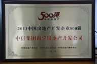 A4、2013中國(guó)房地產(chǎn)開發(fā)企業(yè)500強(qiáng)